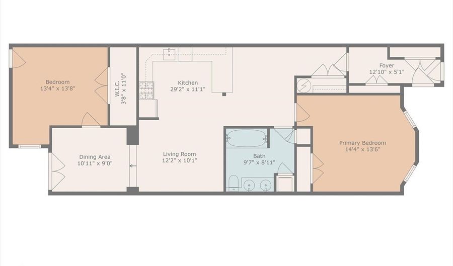 520 Mass Ave 1, Boston, MA 02118 - 2 Beds, 1 Bath