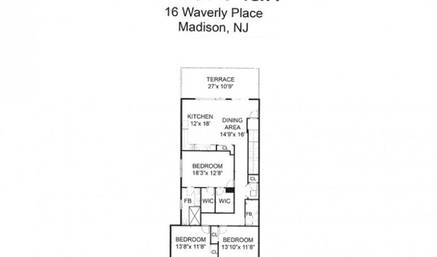 16 Waverly Pl C, Dumont, NJ 07940 - 3 Beds, 2 Bath