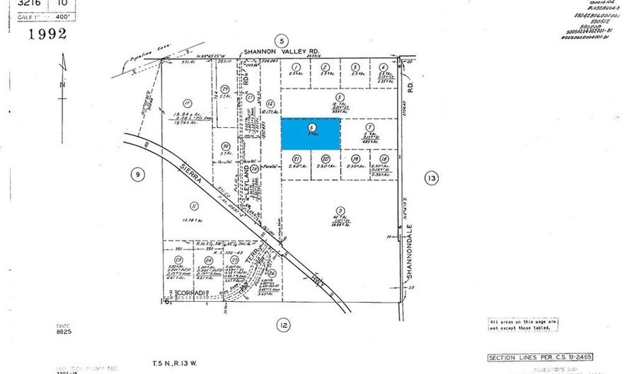 0 Sierra Hwy/Clayvale, Acton, CA 93510 - 0 Beds, 0 Bath