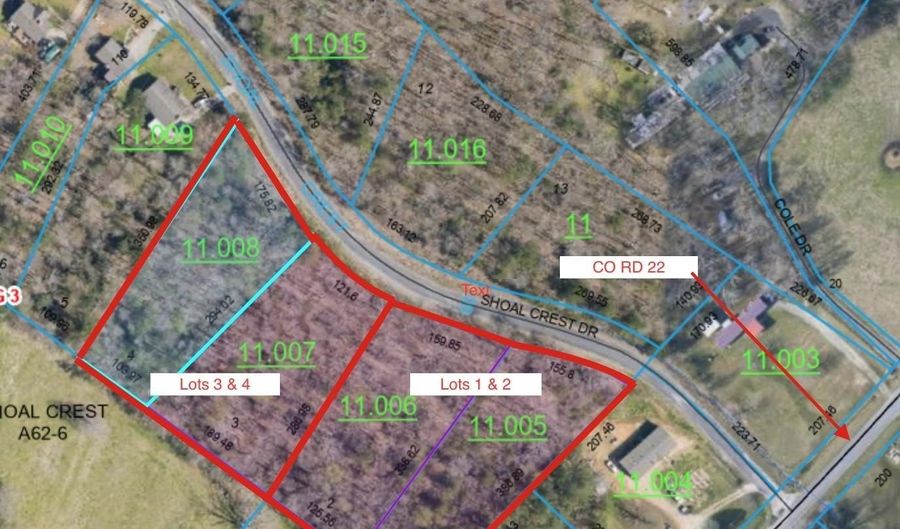 00 SHOAL CREST Dr 1 and 2, Ashville, AL 35953 - 0 Beds, 0 Bath