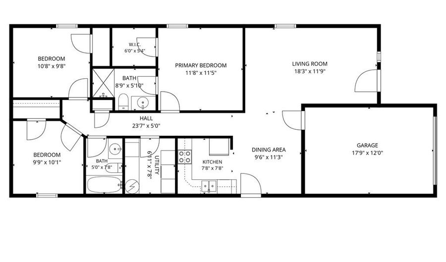 2515 SE 4th St, Bentonville, AR 72712 - 3 Beds, 2 Bath