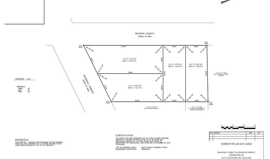 00 Burton St, Cranston, RI 02920 - 0 Beds, 0 Bath