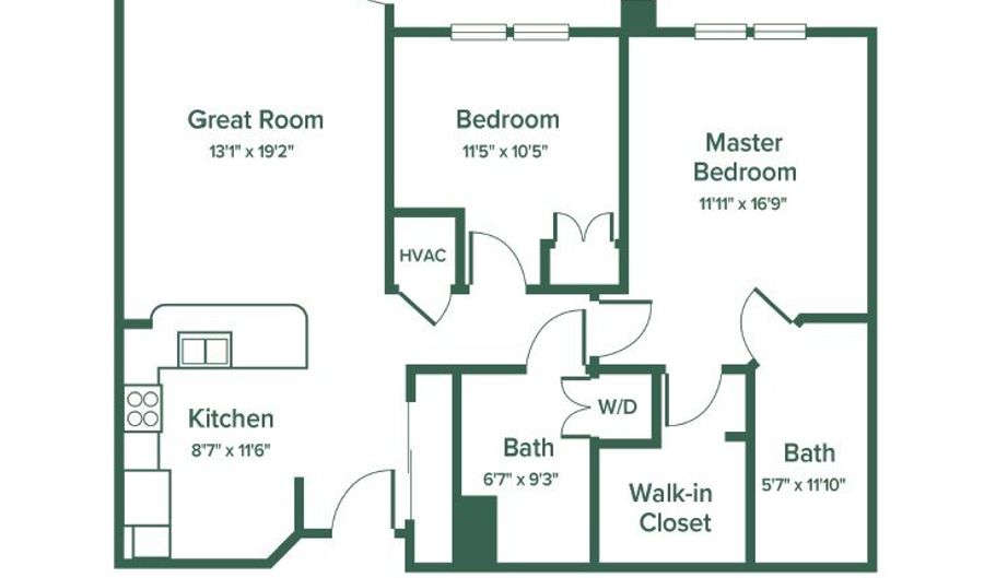 2205 Green Hills Dr 1403, Ames, IA 50014 - 2 Beds, 2 Bath