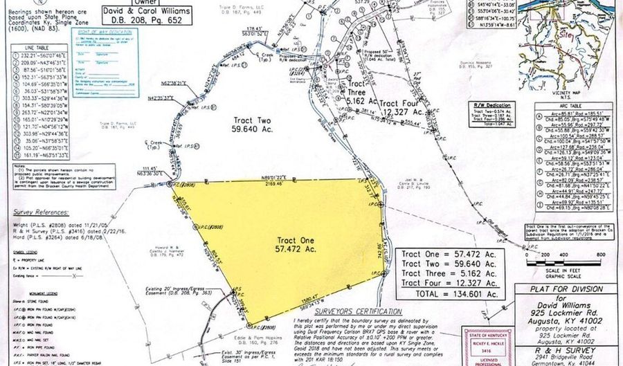 Lockmier 57+/- Acres Rd, Augusta, KY 41002 - 0 Beds, 0 Bath