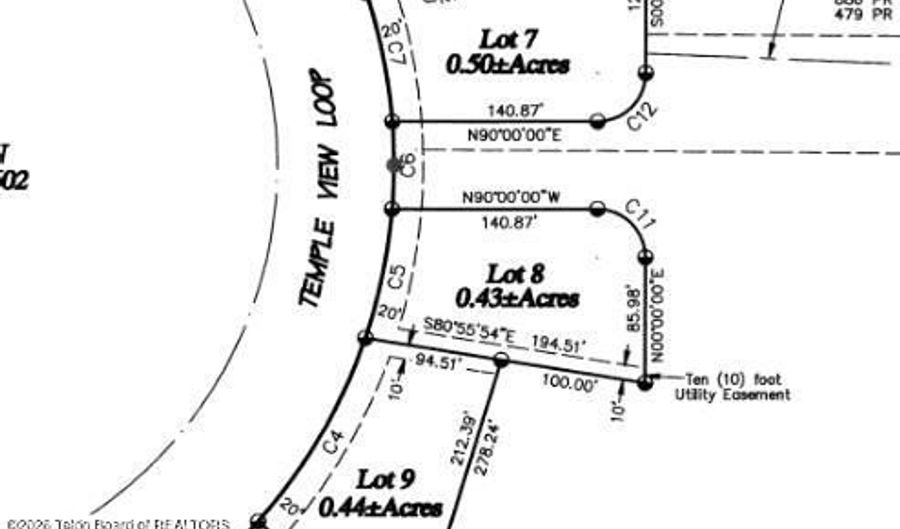 TEMPLE VIEW LOOP lot 8, Afton, WY 83110 - 0 Beds, 0 Bath