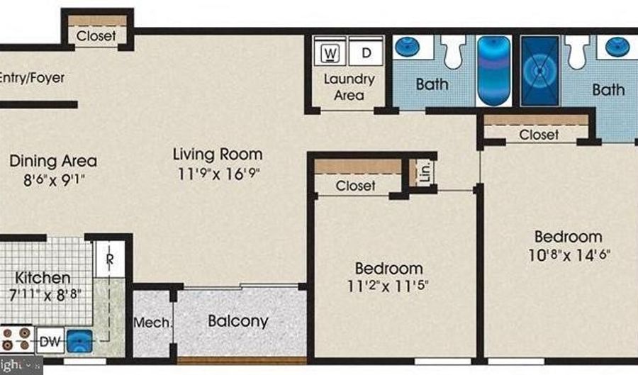 801 COCONUT Ct I, Bel Air, MD 21014 - 2 Beds, 2 Bath