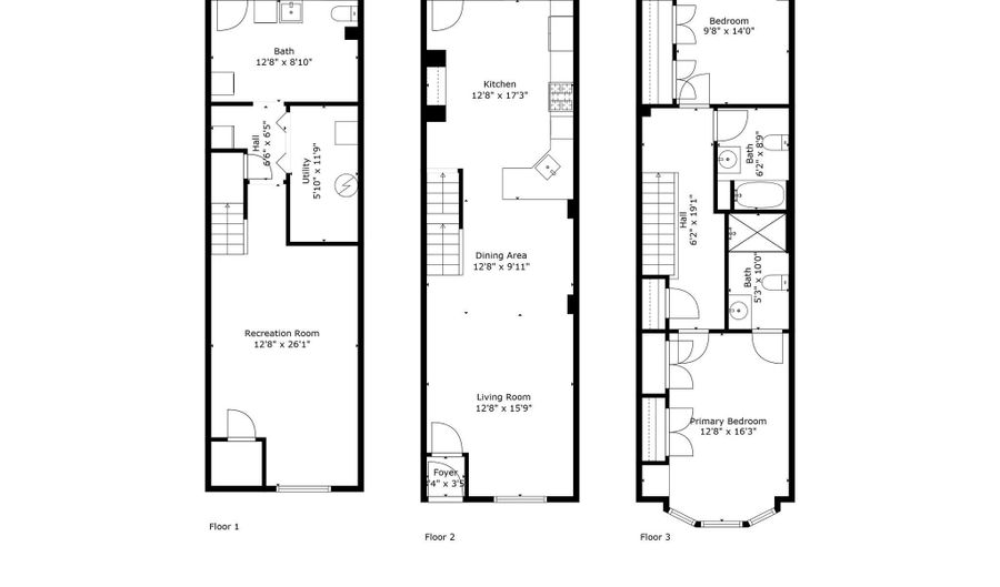 628 S ELLWOOD Ave, Baltimore, MD 21224 - 2 Beds, 3 Bath