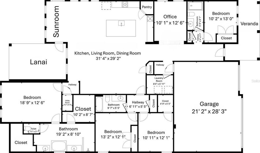 5923 SILVER SUN Dr, Apollo Beach, FL 33572 - 4 Beds, 3 Bath