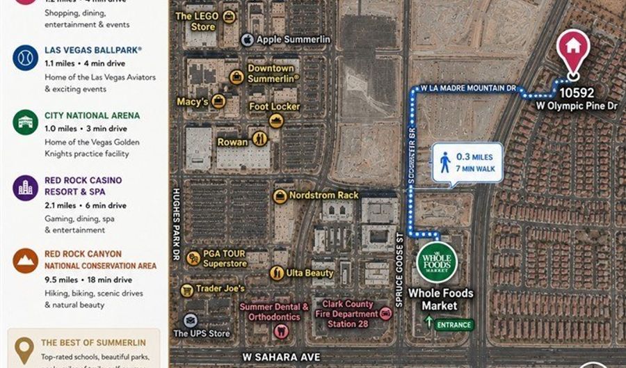 10592 Olympic Pine Dr, Las Vegas, NV 89135 - 3 Beds, 3 Bath