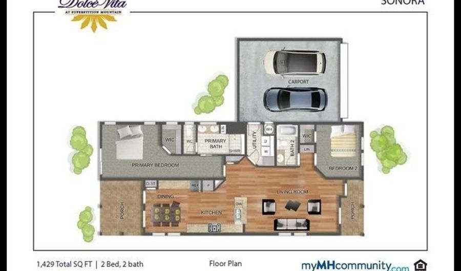 3301 S. Goldfield Rd 5106, Apache Junction, AZ 85119 - 2 Beds, 2 Bath