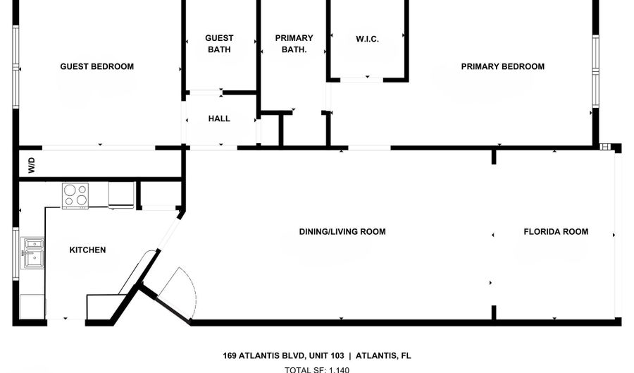 169 Atlantis Blvd 103, Atlantis, FL 33462 - 2 Beds, 2 Bath