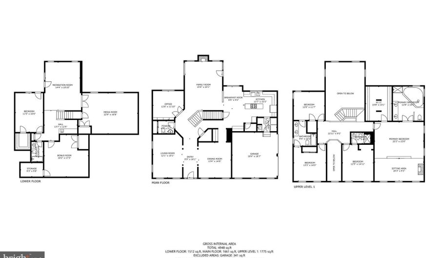 21493 CHICKACOAN Trl, Broadlands, VA 20148 - 5 Beds, 5 Bath
