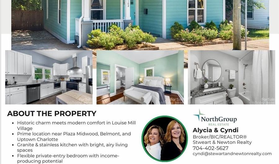1108 Pegram St, Charlotte, NC 28205 - 3 Beds, 2 Bath