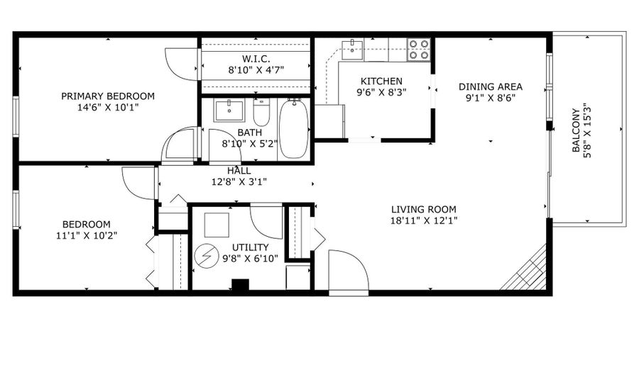 7260 GLEN HOLLOW Ct 60/4, Annandale, VA 22003 - 2 Beds, 1 Bath