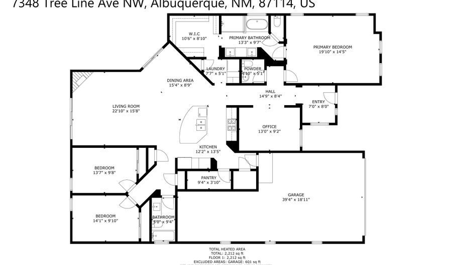7348 Tree Line Ave NW, Albuquerque, NM 87114 - 3 Beds, 3 Bath