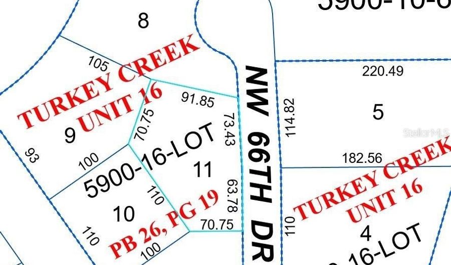 11078 NW 66TH Dr, Alachua, FL 32615 - 0 Beds, 0 Bath