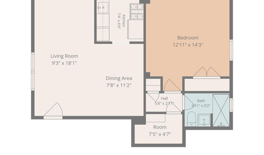 220 N THOMAS St 220-1, Arlington, VA 22203 - 1 Beds, 1 Bath