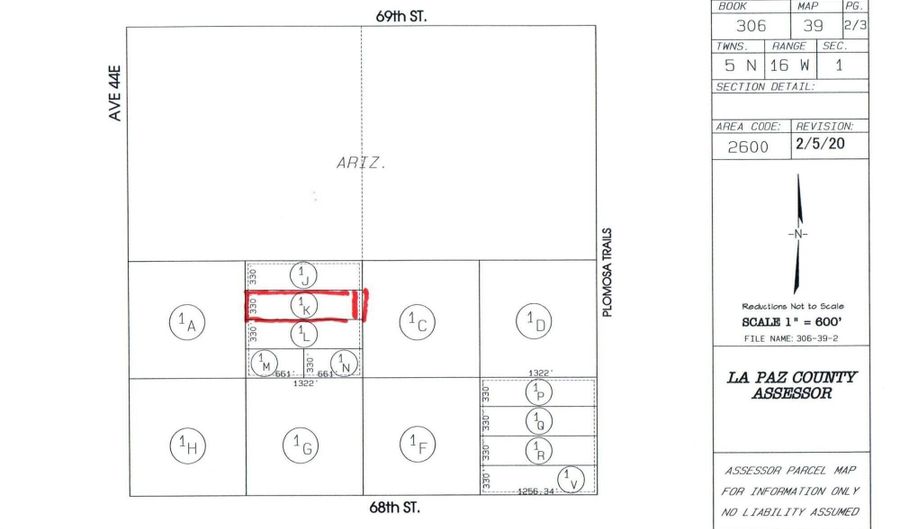 39595 Avenue 44 1/4, Bouse, AZ 85325 - 0 Beds, 0 Bath