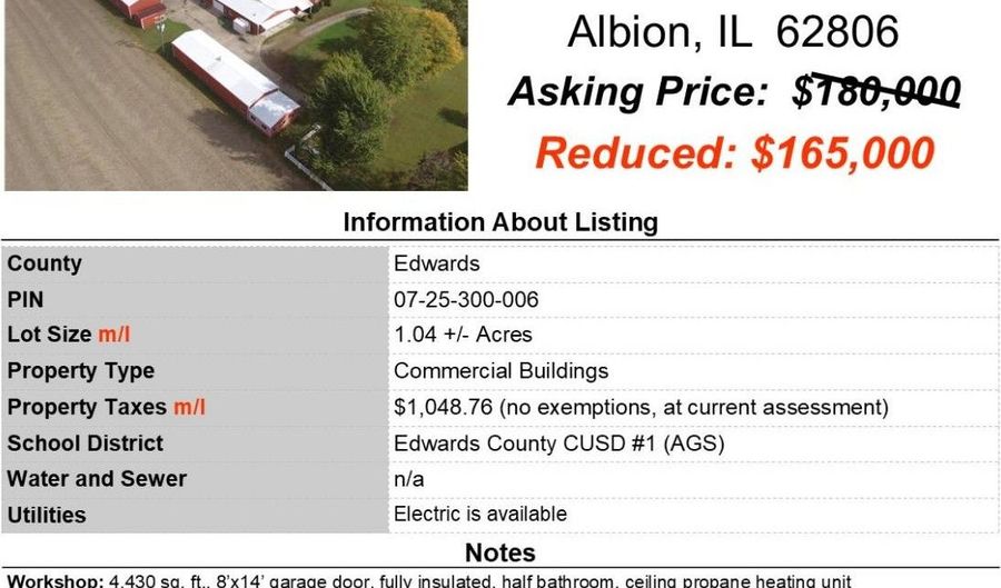 County Road 1025 N, Albion, IL 62806 - 0 Beds, 1 Bath