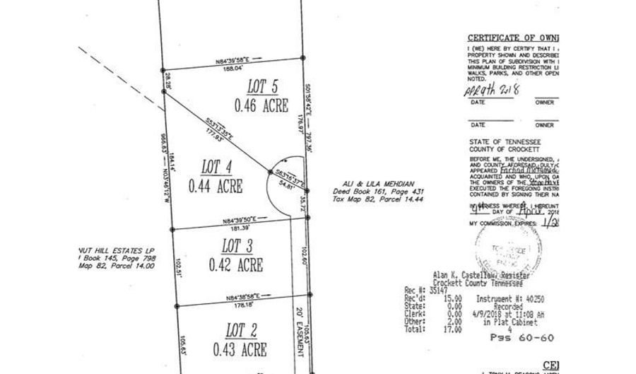 0000 Stonehaven Dr Lot 5 Dr, Bells, TN 38006 - 0 Beds, 0 Bath