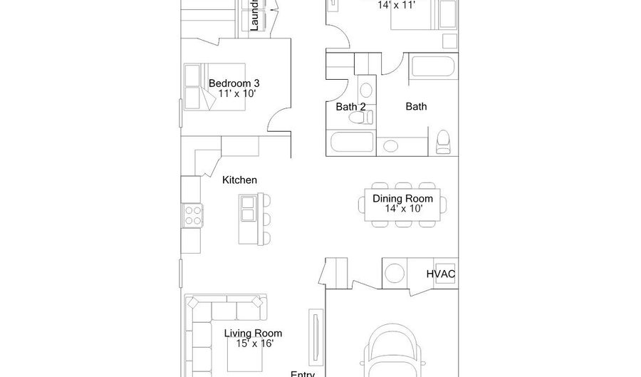 6507 NW Kathleen St, Bentonville, AR 72713 - 3 Beds, 2 Bath