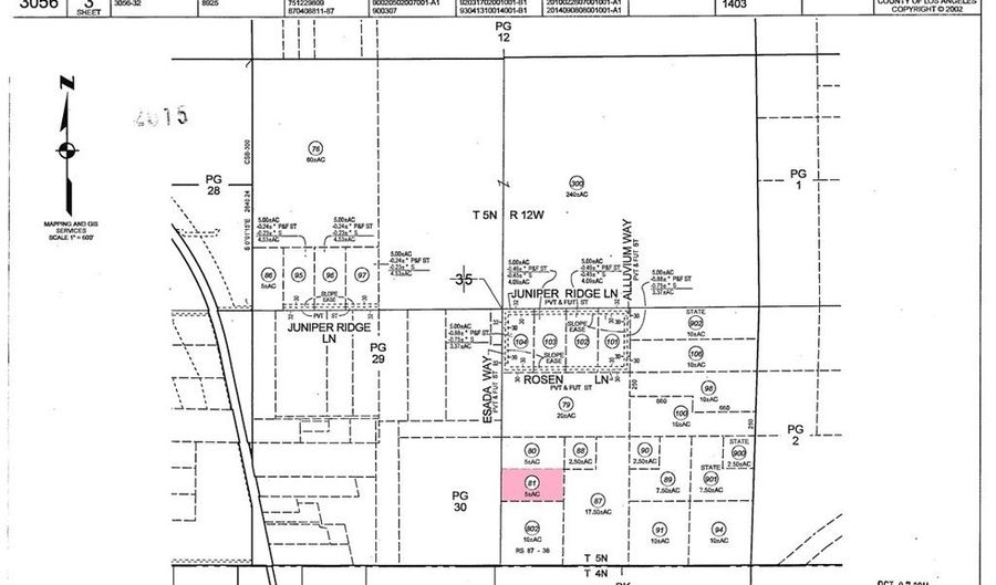 Esada Wy/Rosen Ln, Acton, CA 93550 - 0 Beds, 0 Bath