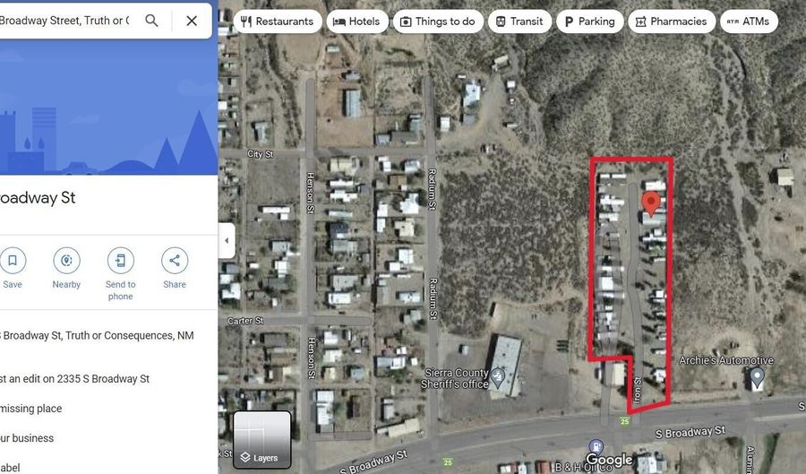 2335 S Broadway St, Truth Or Consequences, NM 87901 - 0 Beds, 0 Bath