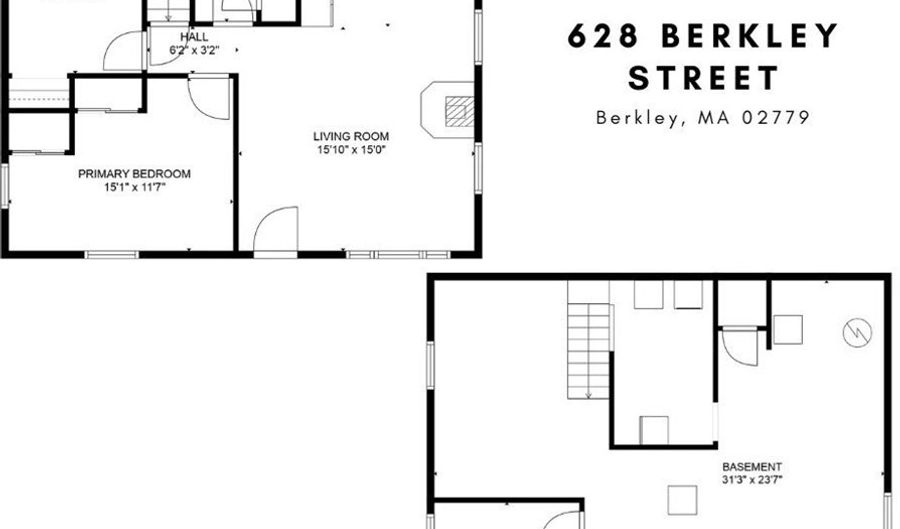 628 Berkley St, Berkley, MA 02779 - 3 Beds, 1 Bath