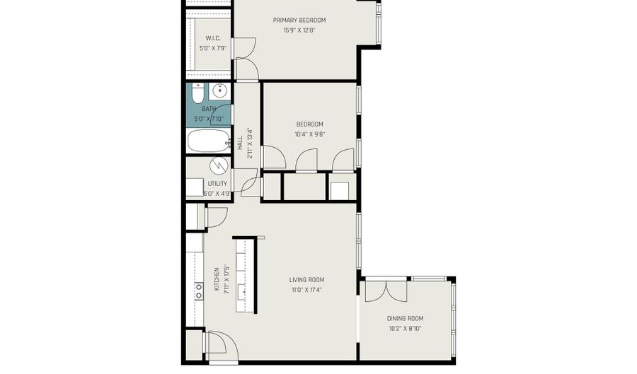 1401- M SAGE Ln 1401-M, Belcamp, MD 21017 - 2 Beds, 1 Bath