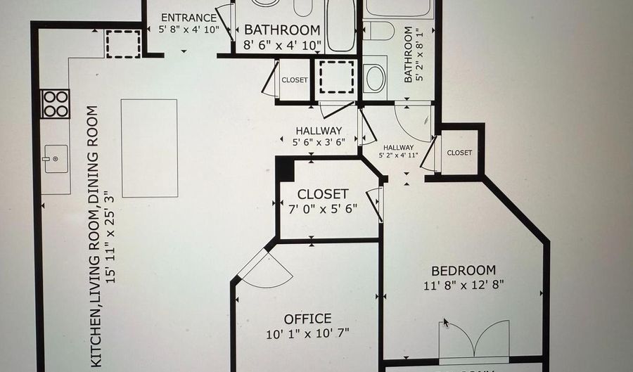 12500 PARK POTOMAC AVE # 905 S, Potomac, MD 20854 - 1 Beds, 2 Bath