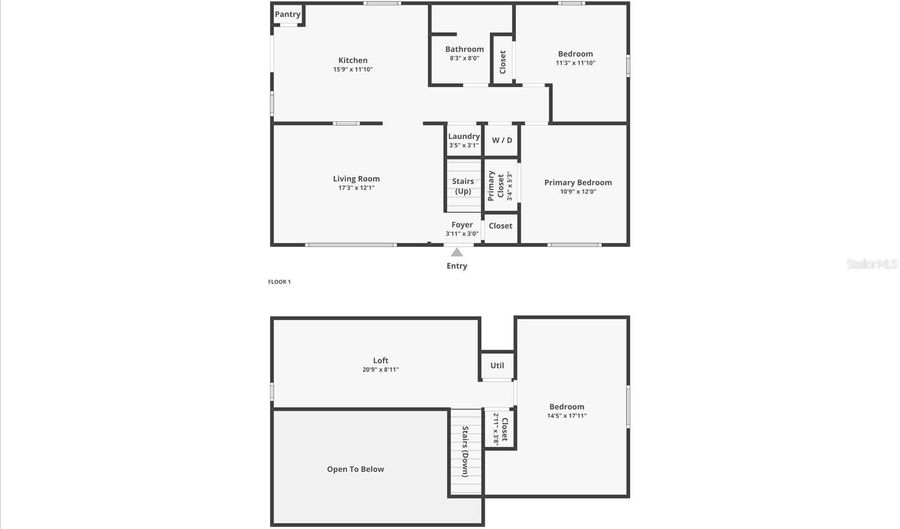 22519 ROBBINS Rd, Astatula, FL 34705 - 3 Beds, 1 Bath