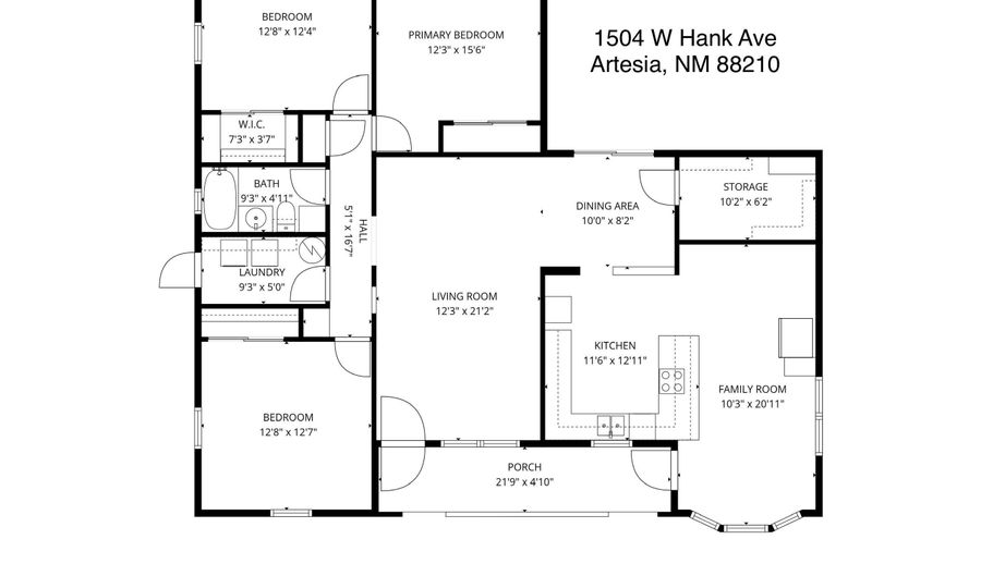 1504 W Hank Ave, Artesia, NM 88210 - 3 Beds, 1 Bath