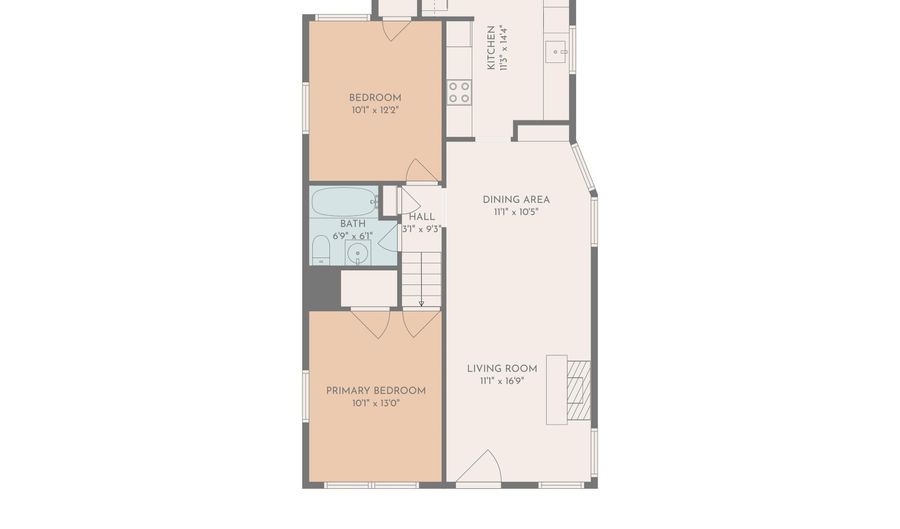 833 Santa Fe Ave, Albany, CA 94706 - 2 Beds, 1 Bath