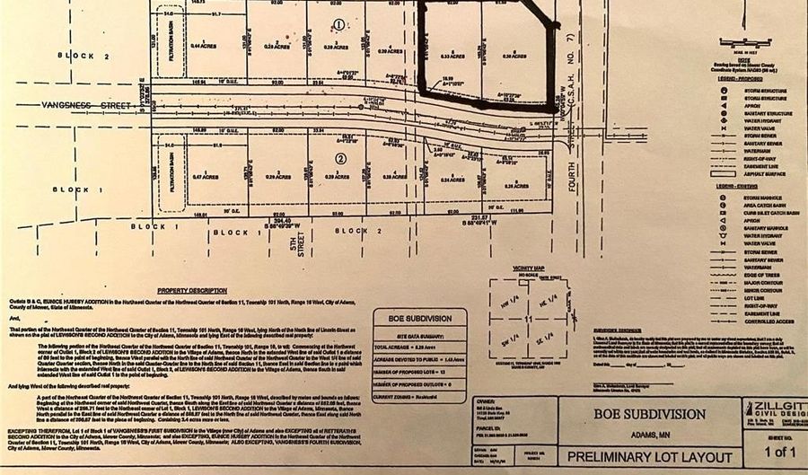 406 Vangsness St, Adams, MN 55909 - 0 Beds, 0 Bath