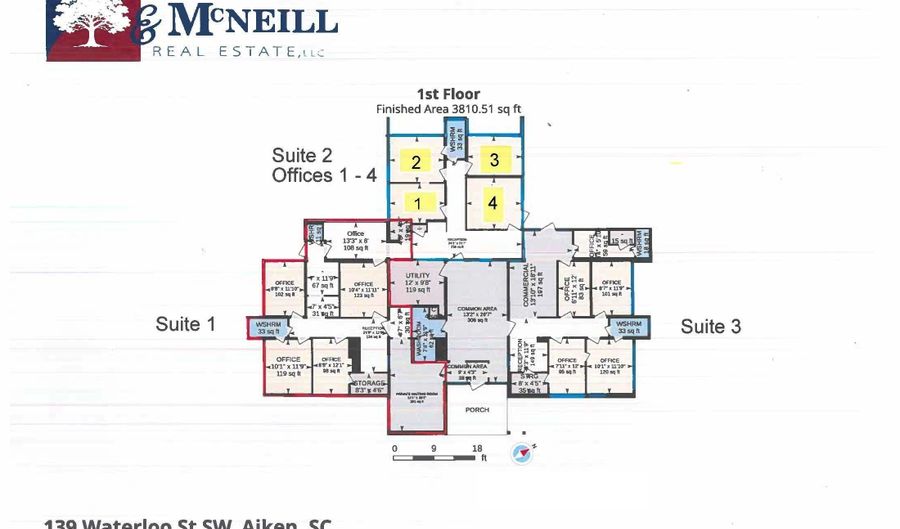 139 Waterloo St SW Office 4, Aiken, SC 29801 - 0 Beds, 1 Bath