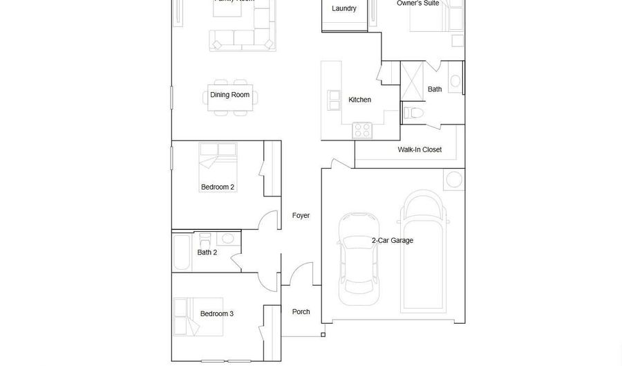 105 King Ranch Dr, Beebe, AR 72012 - 3 Beds, 2 Bath