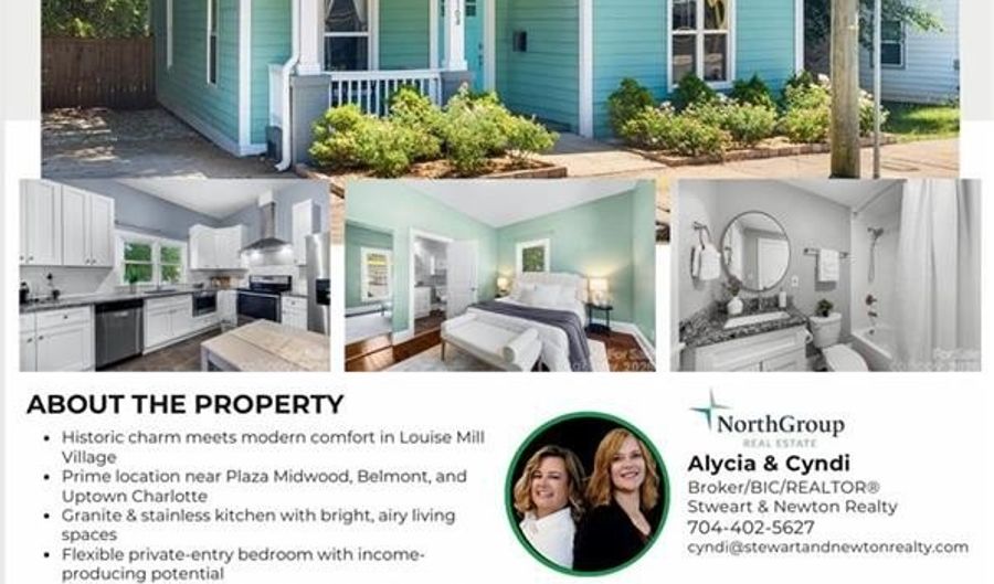 1108 Pegram St, Charlotte, NC 28205 - 3 Beds, 2 Bath