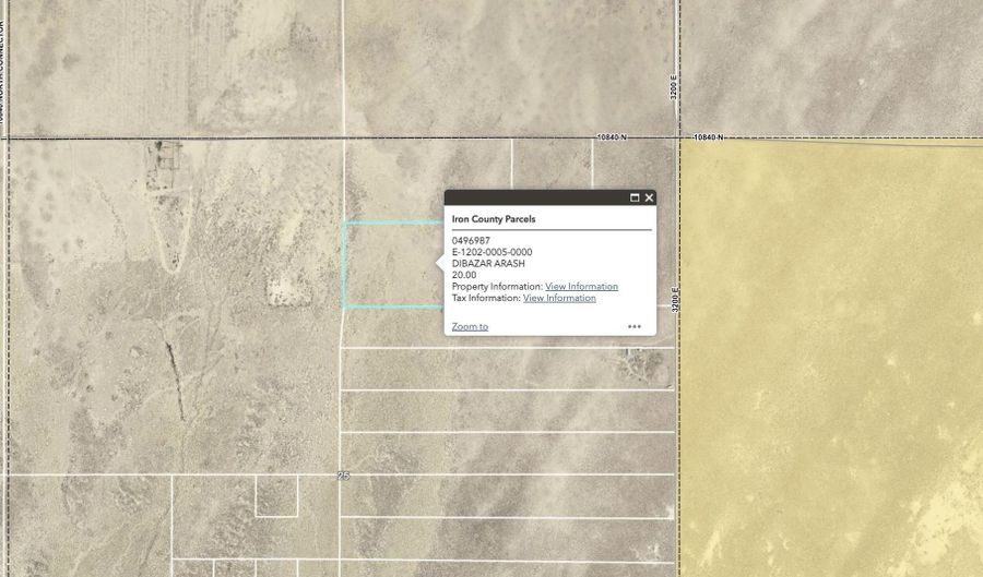 20 Acres E-1202-0005-0000, Beryl, UT 84714 - 0 Beds, 0 Bath