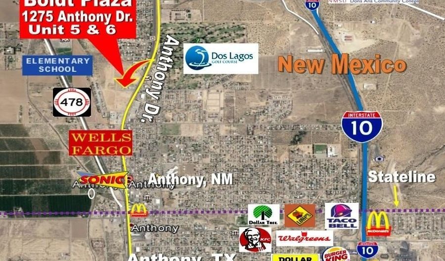 1275 Anthony Dr 5,6, Anthony, NM 88021 - 0 Beds, 0 Bath
