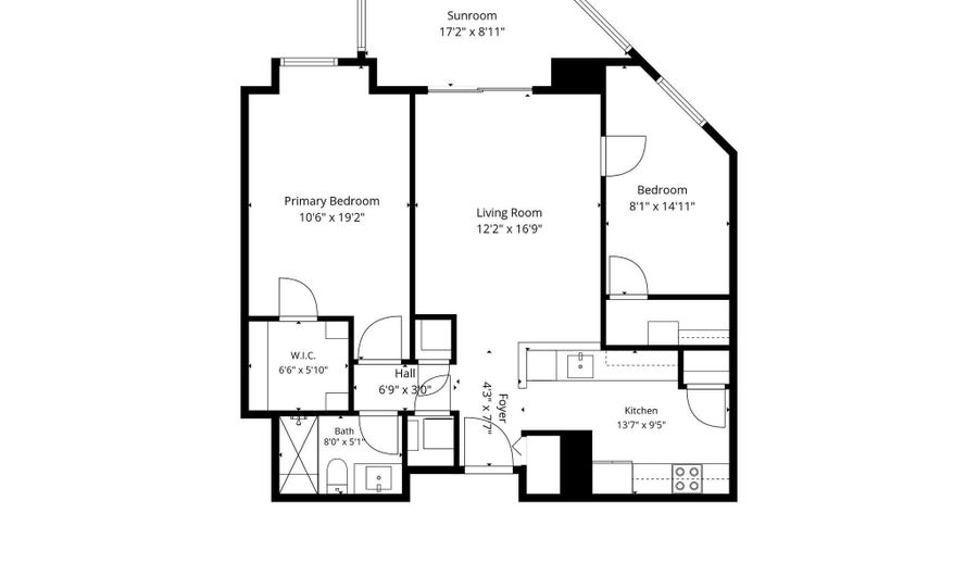 1001 N VERMONT St 813, Arlington, VA 22201 - 2 Beds, 1 Bath