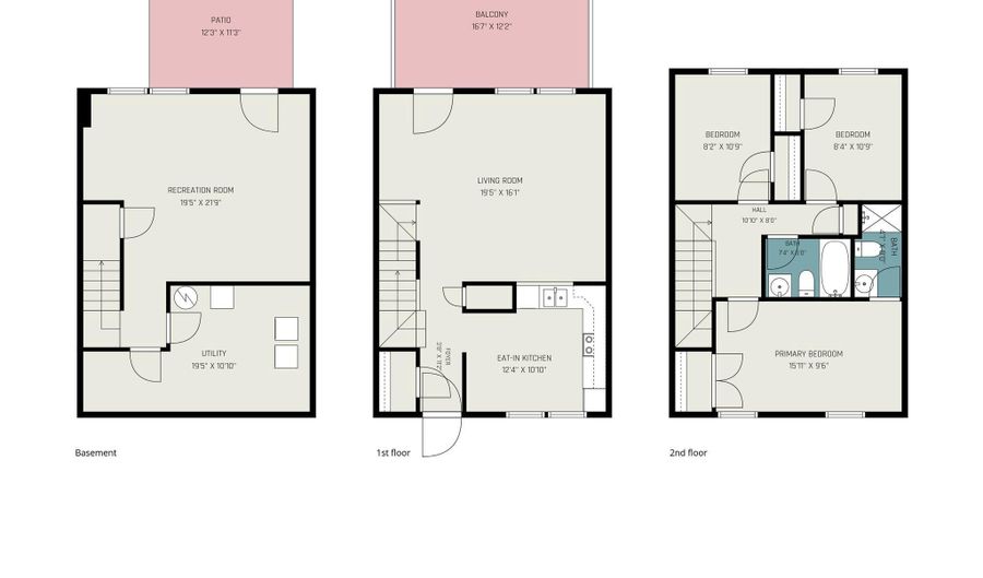 953 GAINSBOROUGH Ct 953, Bel Air, MD 21014 - 3 Beds, 2 Bath