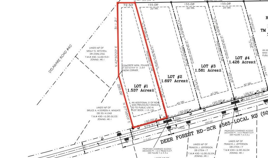 LOT 1 DEER FOREST ROAD, Bridgeville, DE 19933 - 0 Beds, 0 Bath