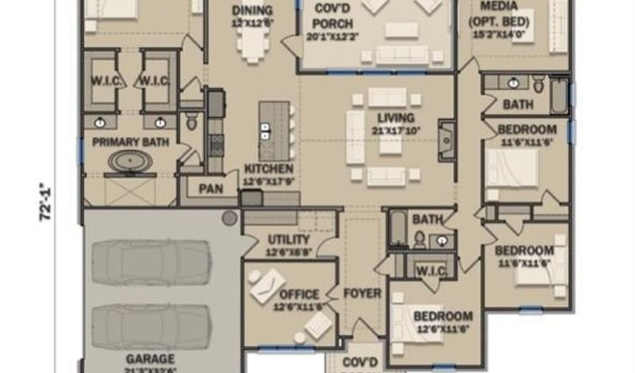 2297 DALBY Pl, Auburn, AL 36879 - 5 Beds, 3 Bath