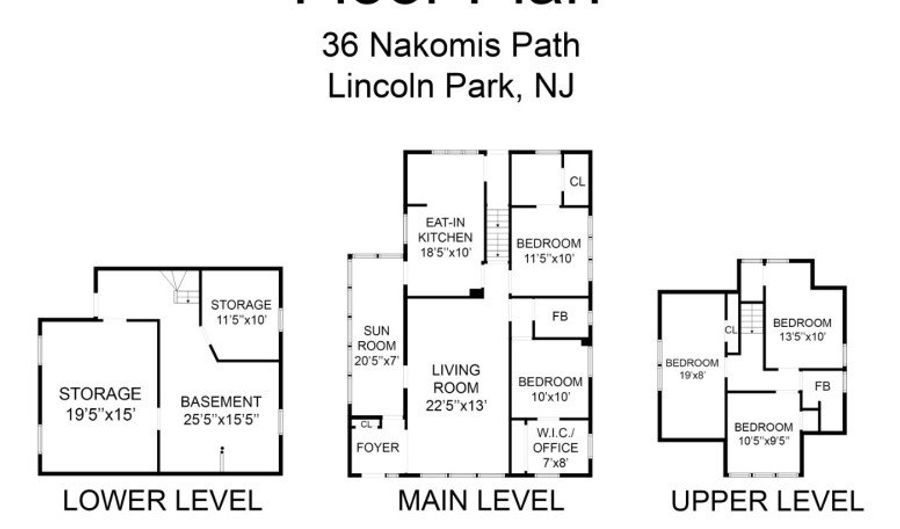 36 Nakomis Path, Bayonne, NJ 07035 - 5 Beds, 2 Bath