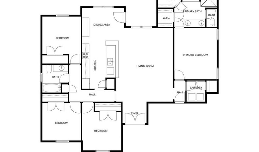 1006 Snow Goose Way, Barling, AR 72923 - 4 Beds, 2 Bath