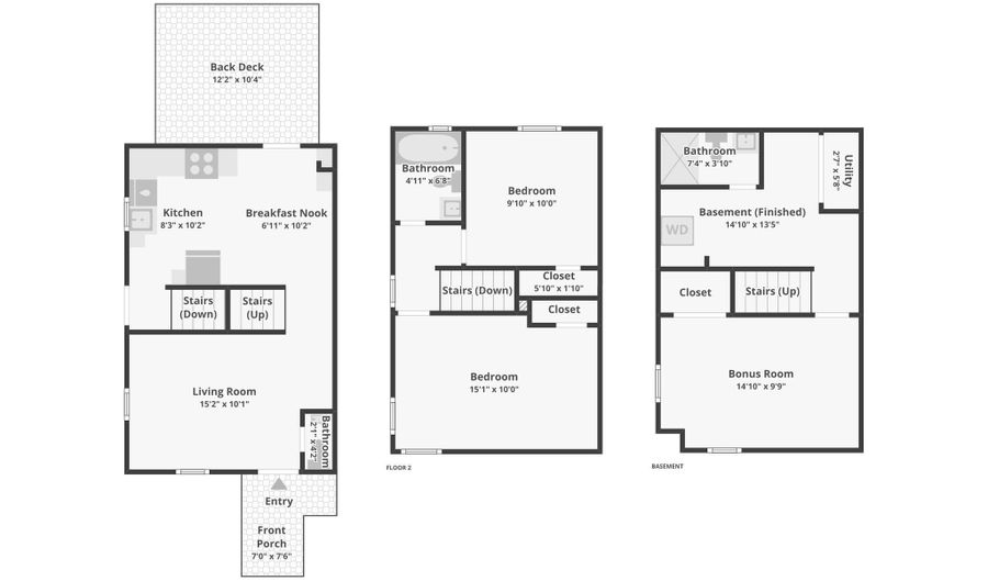 3607 25TH St S, Arlington, VA 22206 - 2 Beds, 3 Bath