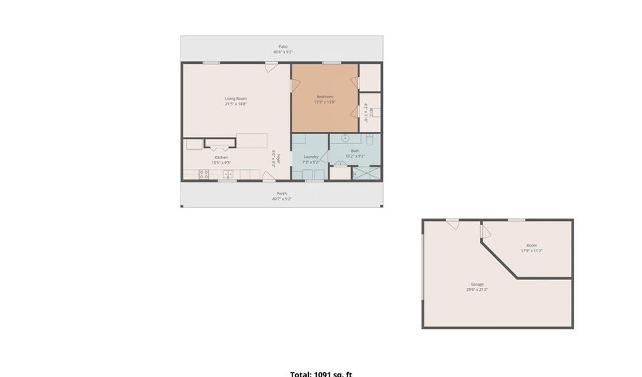 293 Whippoorwill St, Apache, OK 73006 - 1 Beds, 1 Bath