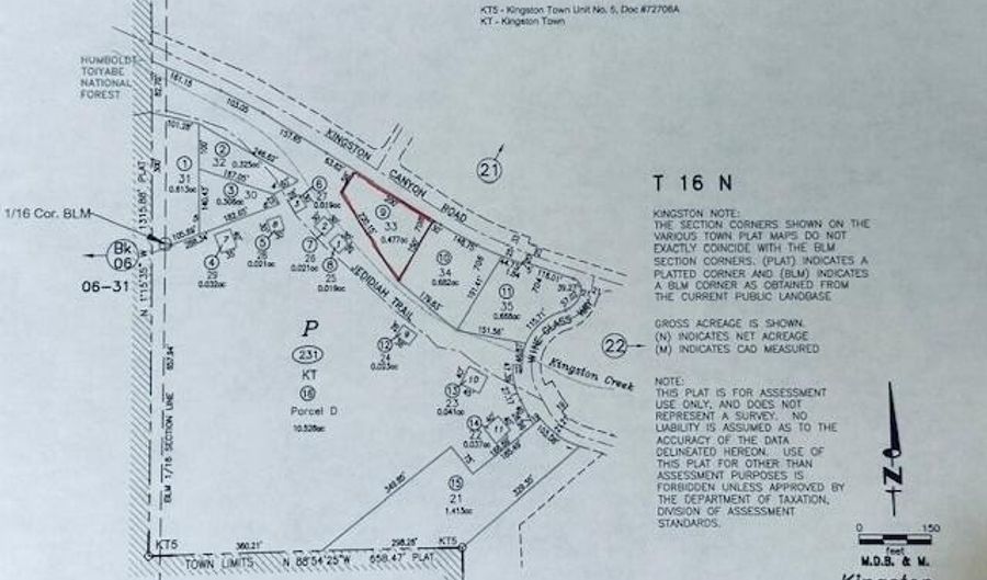 708 Kingston Canyon Rd, Austin, NV 89310 - 0 Beds, 0 Bath
