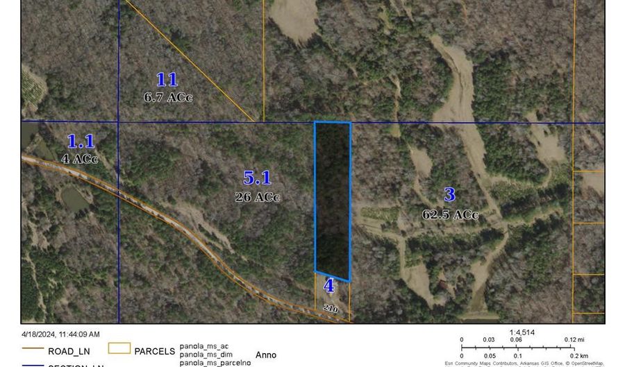 Cliff Finch Rd Panola Co, Water Valley, MS 38965 - 0 Beds, 0 Bath