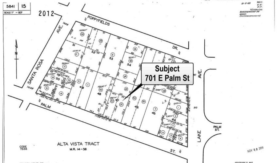 701 E Palm St, Altadena, CA 91001 - 0 Beds, 0 Bath